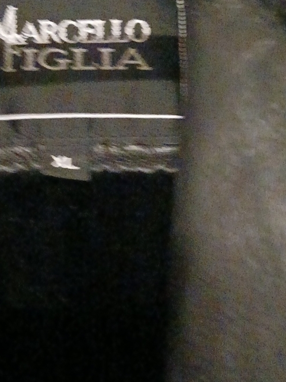 Marcello Figlia Black Leather Mid length Coat